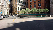 render di progetto, dehor per P.zza Fontane Marose, genova, ©  Carlo Bagliani
