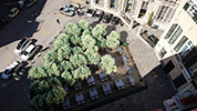 render di progetto, dehor per P.zza Fontane Marose, genova, ©  Carlo Bagliani